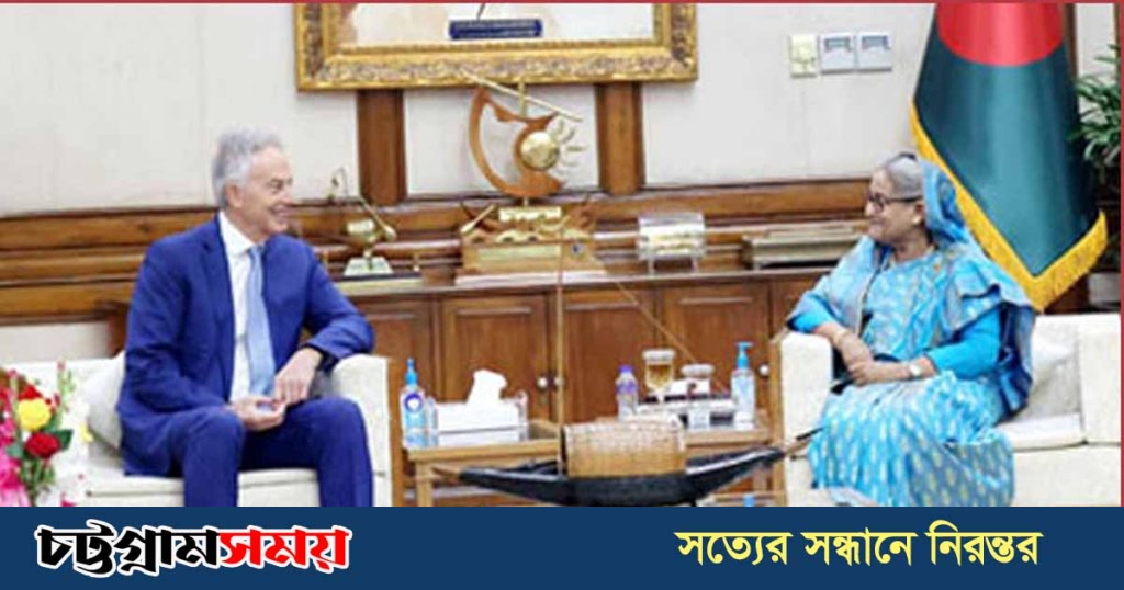 প্রধানমন্ত্রীর সঙ্গে সৌজন্য সাক্ষাৎে টনি ব্লেয়ার