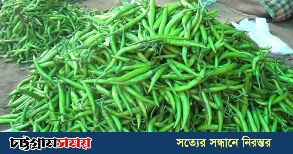 সড়কপথে ভারত থেকে এলো ৭০ মেট্রিক টন কাঁচা মরিচ