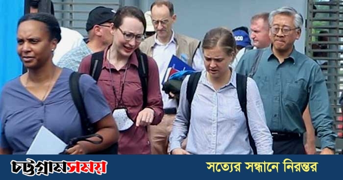 উখিয়ায় রোহিঙ্গা ক্যাম্প পরিদর্শনে মার্কিন প্রতিনিধিদল