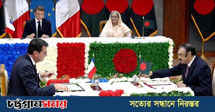প্যারিসের সাথে ঢাকার ২ চুক্তি স্বাক্ষর